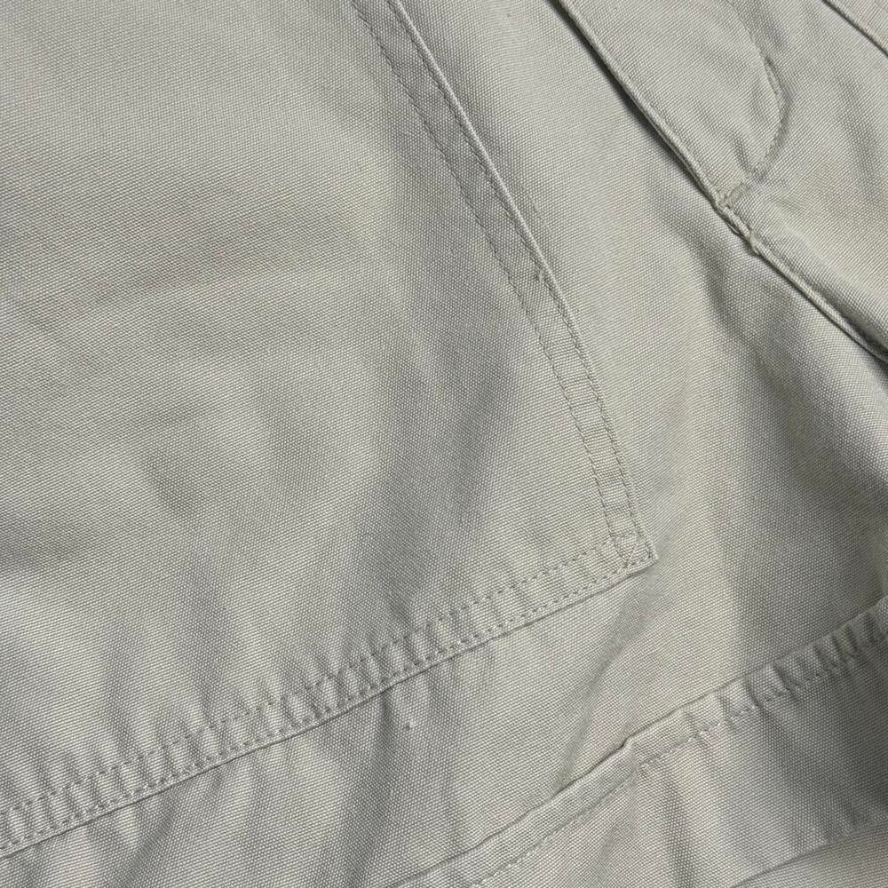 Vintage American Eagle Khaki Tan High Waisted Shorts Cuffed 24" Waist - Picture 5 of 7